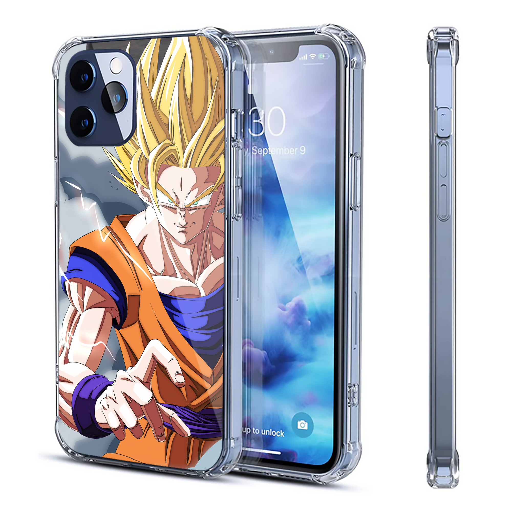 （画像用） ドラゴンボール DRAGON BALL 【iPhone 12シリーズ対応】透明スマホケース（クリアソフトケース）